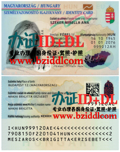 办匈牙利身份证要什么资料,办匈牙利新版身份证,办匈牙利高仿身份证